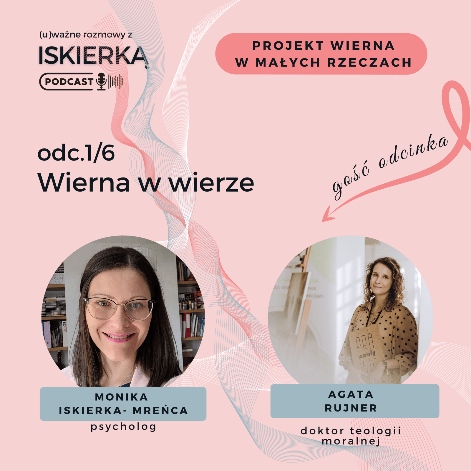 Read more about the article Podcast – odcinek 08 – #uważnarozmowa w projekcie „Wierna w małych rzeczach” – wierna w wierze